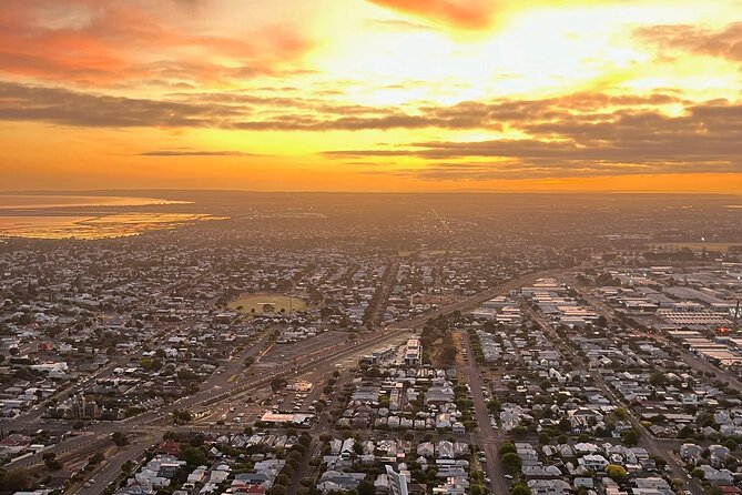 Hot Air Balloon Flights Geelong (The Great Ocean) + Breakfast - The coastline and Bellarine Peninsula from above