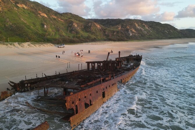 K'gari (Fraser Island) Small Group Day Tour - From Rainbow Beach - The SS Maheno and a short history lesson