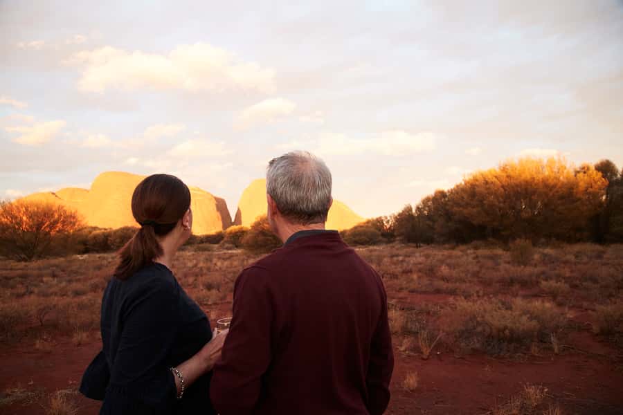 Kata Tjuṯa Sunset Tour with Sparkling Wine and Cheeseboard - Sparkling wine, snacks, and the value of the stop