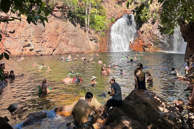 Litchfield & Berry Springs VIP Adventure Day Tours (group of 11) - Florence Falls is the swimming highlight for many people