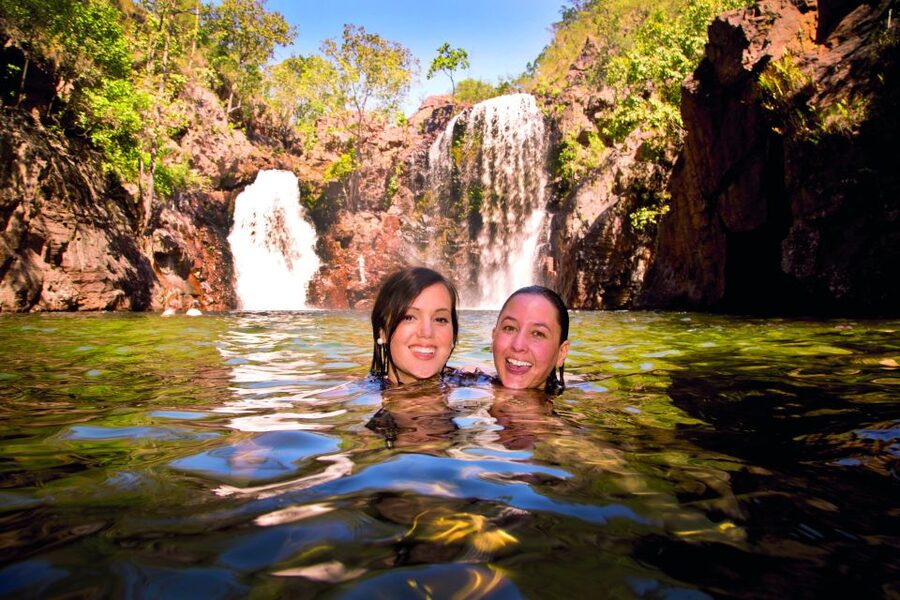 Litchfield National Park: Full-Day & Lunch from Darwin - Florence Falls and the stairway to the plunge pool
