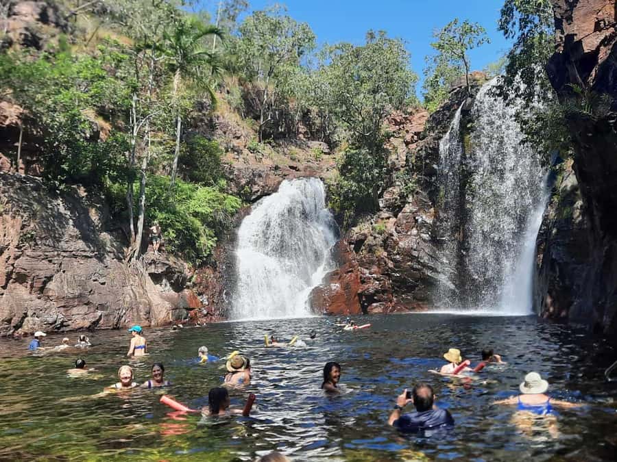 Litchfield VIP Tours, Litchfield National Park, Day Tours, - Wangi Falls brings a classic Litchfield view