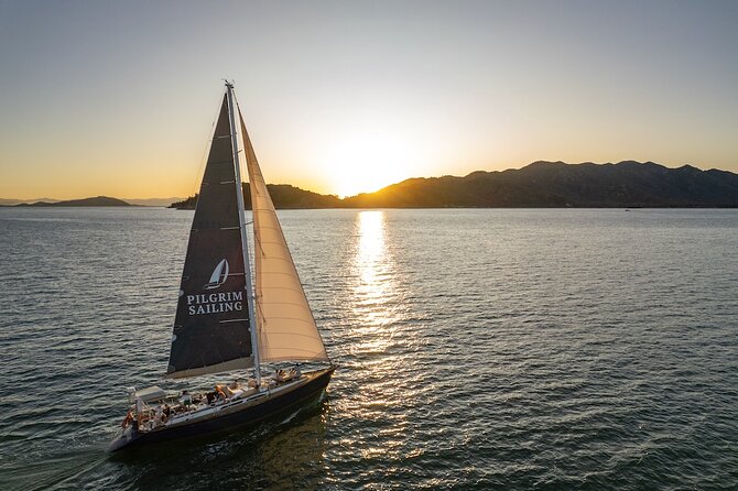 Magnetic Island Sip and Sail Sunset Cruise - Sailing across Cleveland Bay at sunset