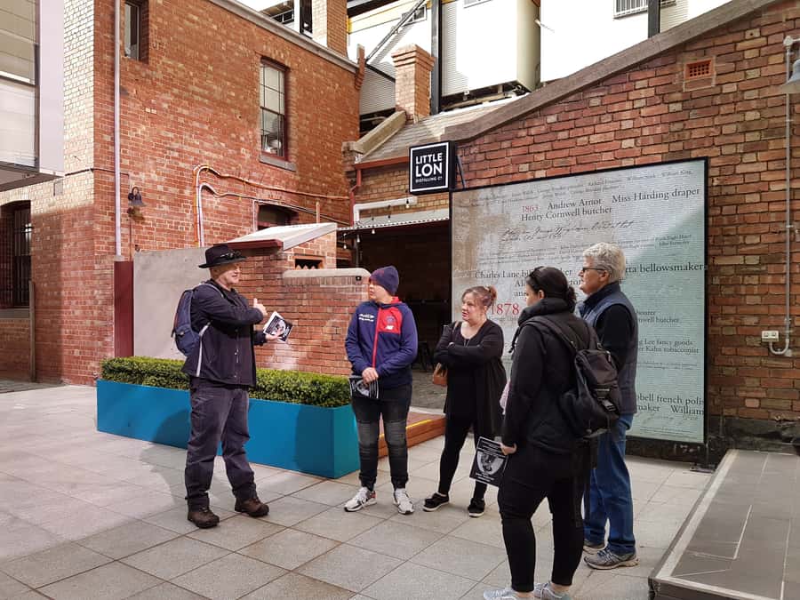 Melbourne: Gangsters, Brothels and Lolly Shops Tour - Key points of the Little Lon walk