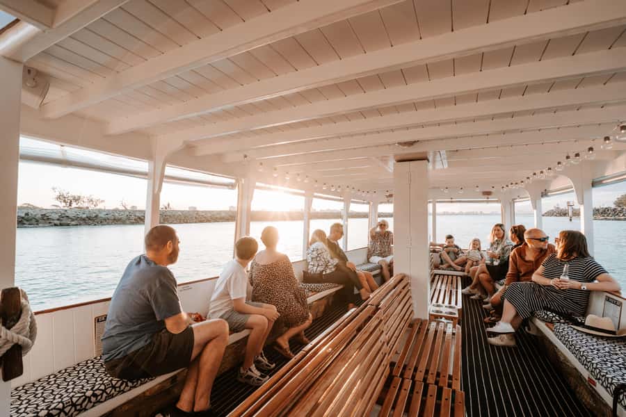 Mooloolaba: Sunshine Coast Sunset Canal Cruise - The skipper’s commentary and crew