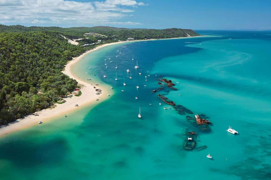 Moreton Island: Tangalooma Day Trip with Desert Safari - The Desert Safari and sand toboggan run