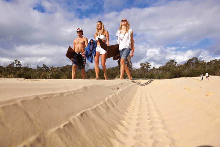 Moreton Island: Tangalooma Desert Safari and Dolphin Feeding - Lunch with a $25 choice