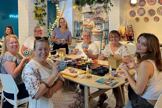 Mosaic Art Classes Sydney: Turkish Lamp Workshop - Making a Turkish mosaic in Darlinghurst
