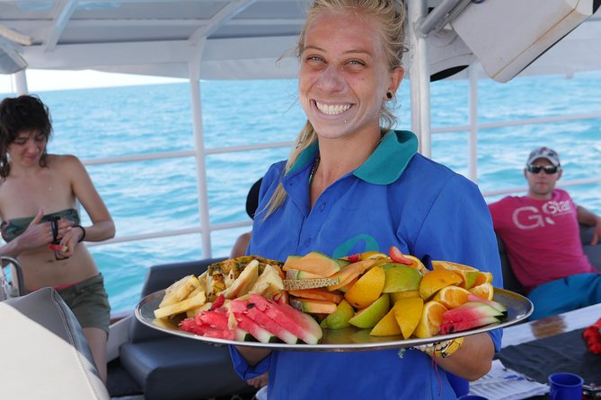 Ocean Free 25 guest Great Barrier Reef & visit Green Island Tour - Returning to the water before the sail home
