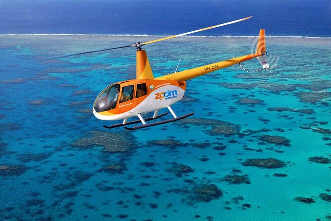 Outer Reef Odyssey - 40 minute Reef Scenic Flight - Seeing the Great Barrier Reef from a helicopter