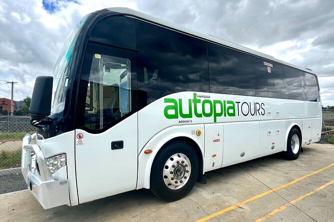 Phillip Island Day Trip from Melbourne with Penguin Plus Viewing Platform - The guide matters on a 39-person coach