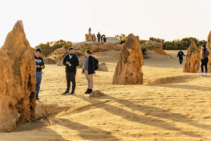 Pinnacles Desert: Sunset BBQ & Stargazing Tour +Sandboarding - Sunset, wine, and an Aussie BBQ