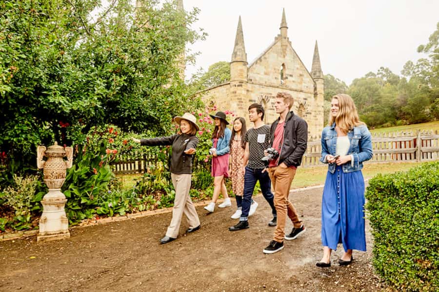 Port Arthur Shuttle and Tasman Sights Tour - The road from Hobart to Eaglehawk Neck