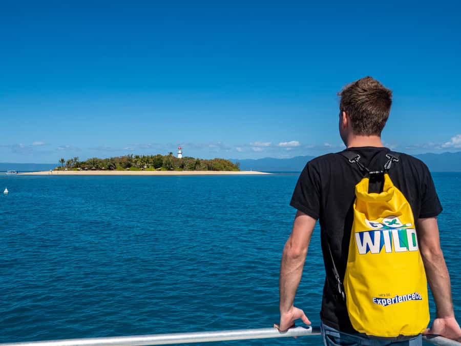 Port Douglas: Low Isles Glass Bottom Boat & Snorkeling Tour - The glass-bottom boat view