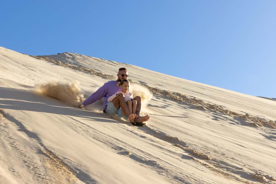 Port Stephens: Unlimited Sandboarding & 4WD Sand Dune Tour - From Birubi Beach to the Stockton dunes