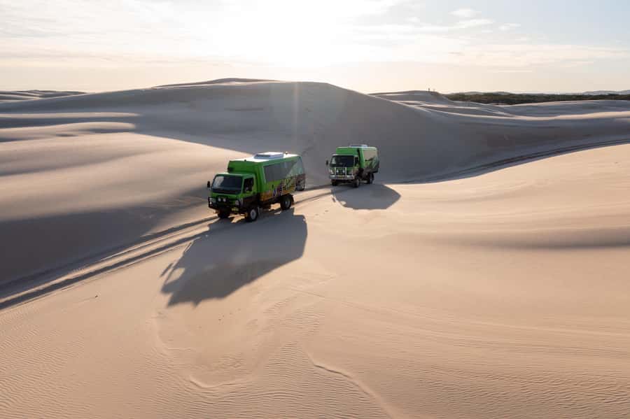 Port Stephens: Unlimited Sandboarding & 4WD Sand Dune Tour - The ride down is easy, the climb back is not