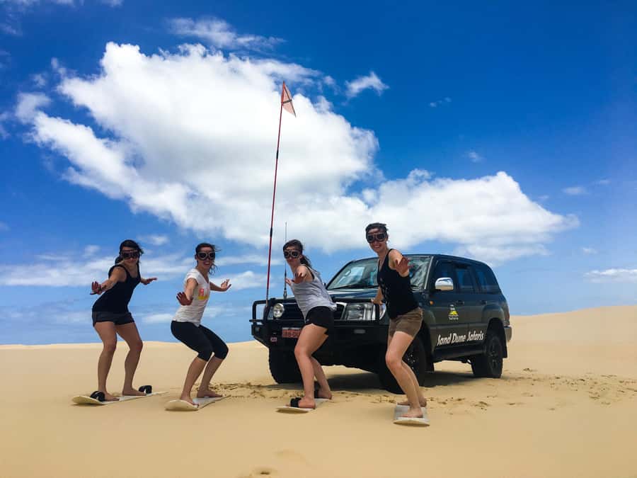Port Stephens: Unlimited Sandboarding with 4WD Dune Transfer - From Anna Bay to the moving dunes