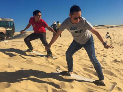 Unlimited Sandboarding with 4WD Dune Transfer