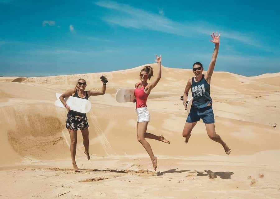 Port Stephens: Unlimited Sandboarding with 4WD Dune Transfer - What the return journey is like