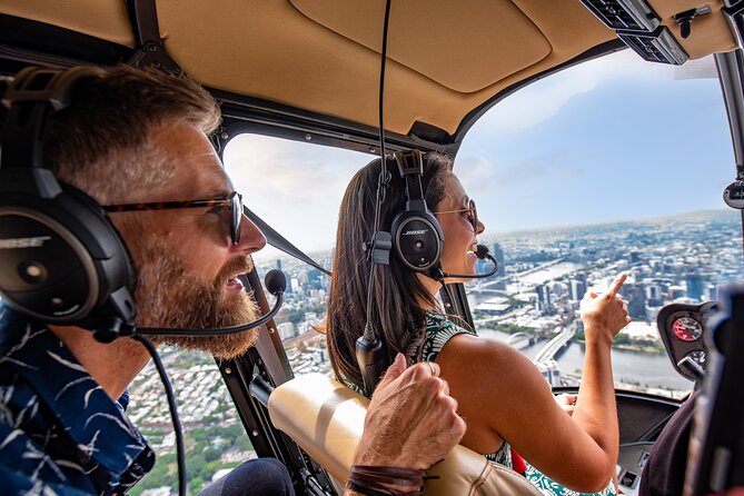 Private Helicopter Scenic Tour of Brisbane - 25min - Two orbits around South Bank, the CBD, and Kangaroo Point