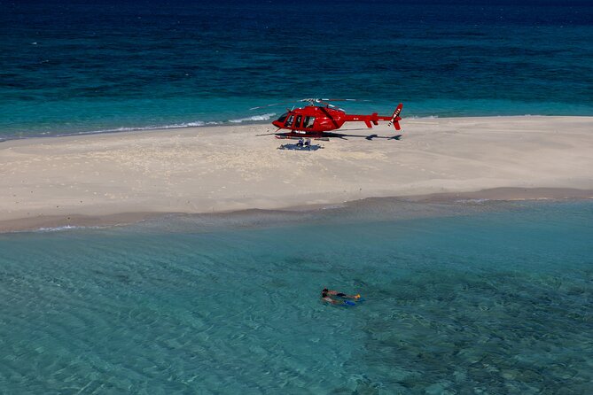 Private Helicopter Tour: Reef Island Snorkeling and Gourmet Picnic Lunch - Landing at Vlasoff Cay