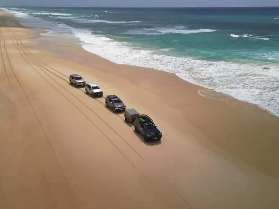 Rainbow Beach: 3-Day K'gari (Fraser Island) 4WD Adventure - Lake Wabby brings dunes and a final swim