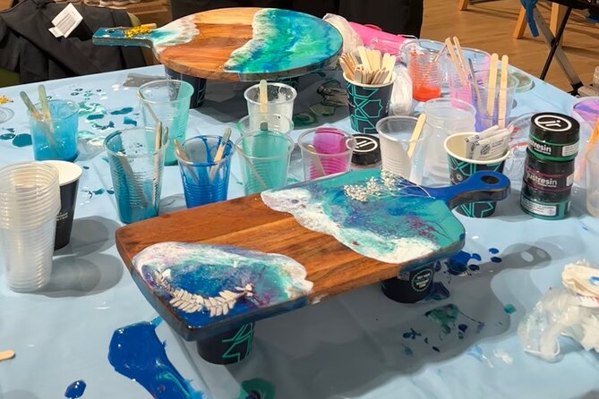 Resin Art Classes Brisbane: Cheeseboards & Coasters - Location at 826 Ann Street, Fortitude Valley