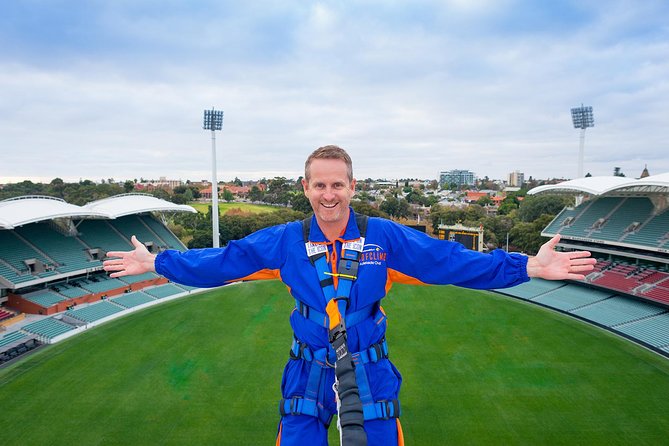 RoofClimb Adelaide Oval Experience - Crossing the Western Stand roof
