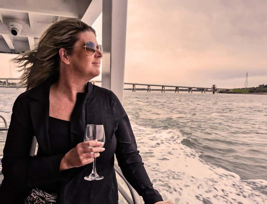 San Remo: Phillip Island Sunset Cruise - Sunset over the bay