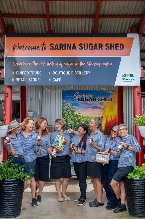 Sarina: Guided Tour of the Sarina Sugar Shed with Tasting - Walking through the Sarina cane patch
