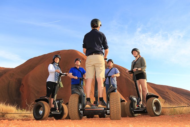 Segway the FULL base of Uluru - Learning to ride before meeting the rock