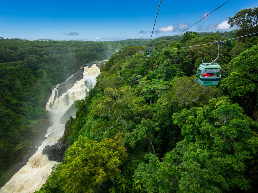 Skyrail Rainforest Cableway Round-Trip Experience - Kuranda at the top of the route