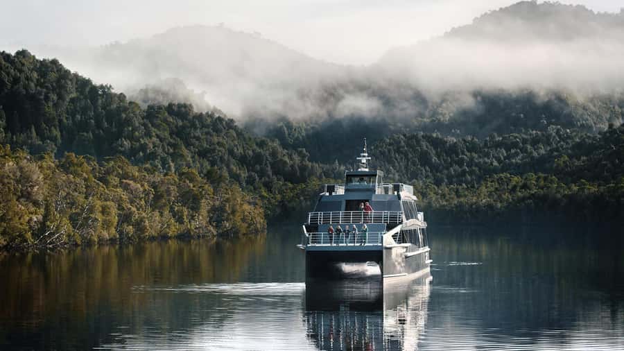 Strahan: Gordon River Cruise with Lunch & Sarah Island Walk - Macquarie Harbour fish farms and a taste of the west coast