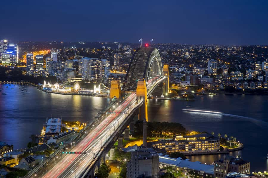 Sydney: Big Bus Panoramic Night Tour by Open-Top Bus - Crossing Sydney Harbour Bridge