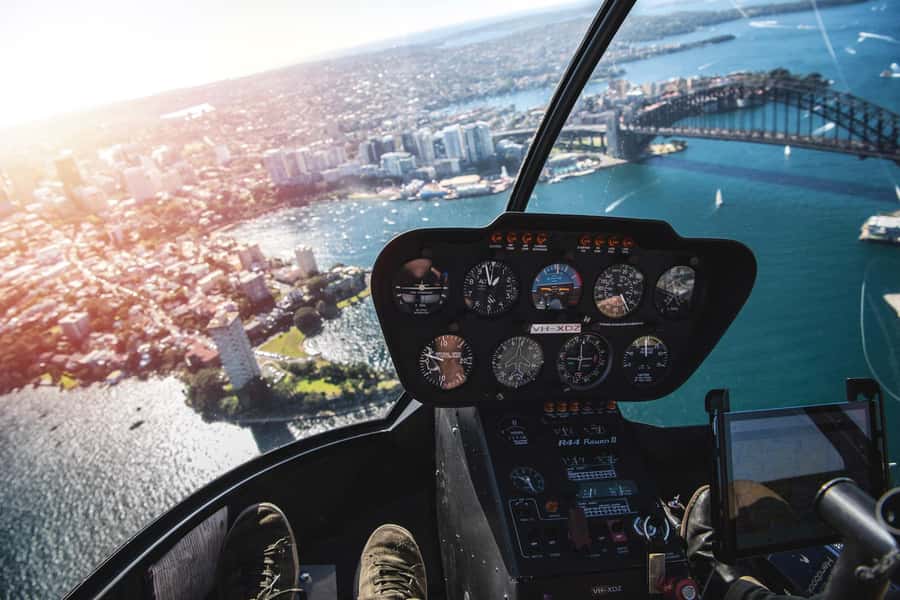 Sydney Harbour: 20 Minute Private Helicopter Flight for 2 - The Harbour Bridge and Opera House from above
