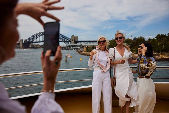 Sydney Harbour Experience Sightseeing Cruise - Under the Harbour Bridge toward Goat Island