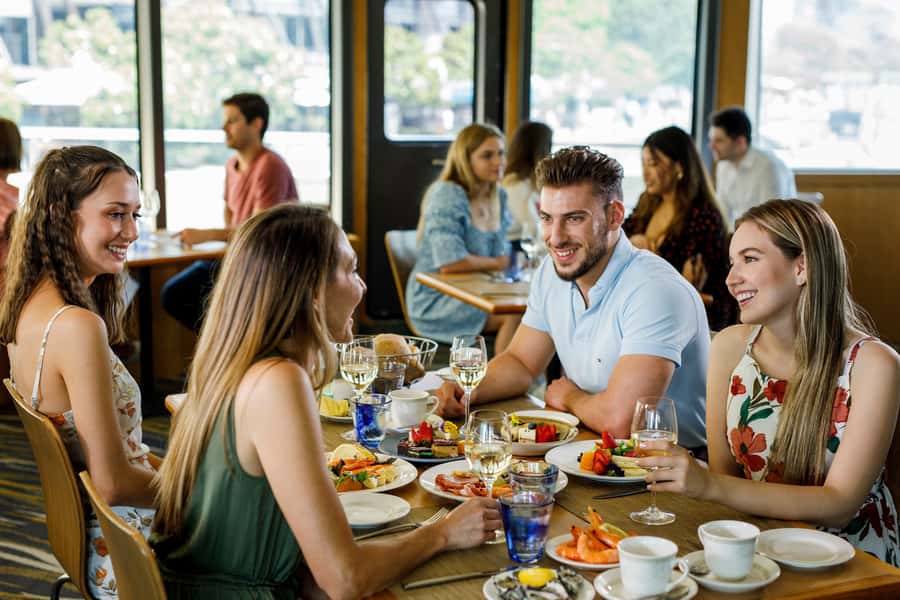 Sydney: Harbour Lunch Cruise with 2 or 3-Course Menu - What happens after you board at Darling Harbour