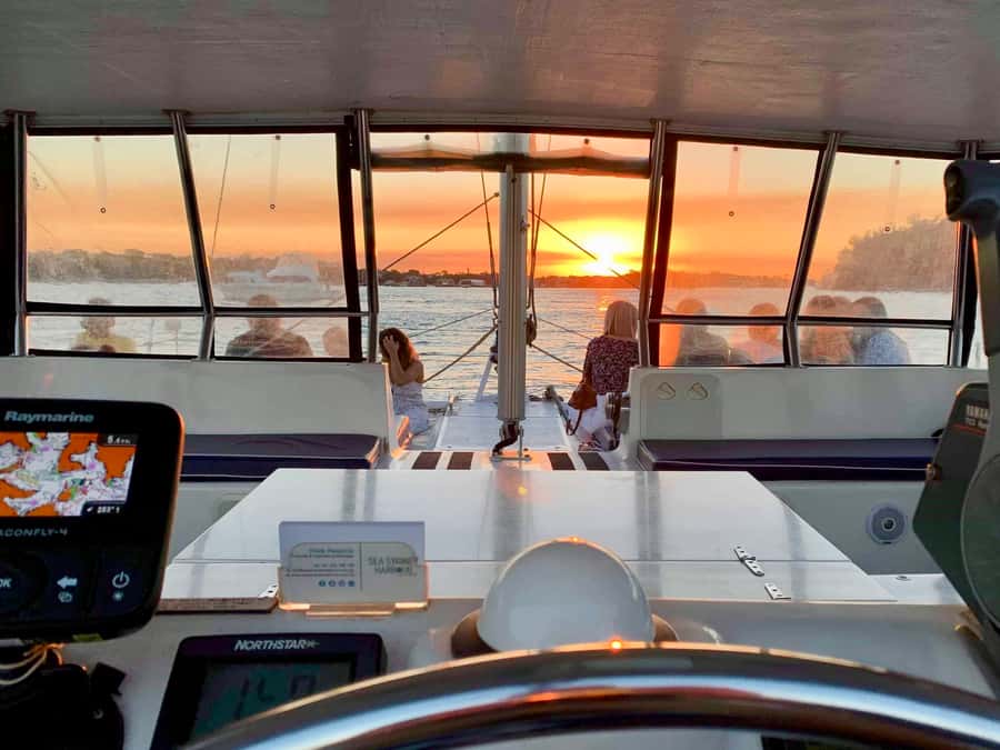 Sydney Harbour: Sunset Catamaran Cruise - The Crew Makes the Short Trip Work