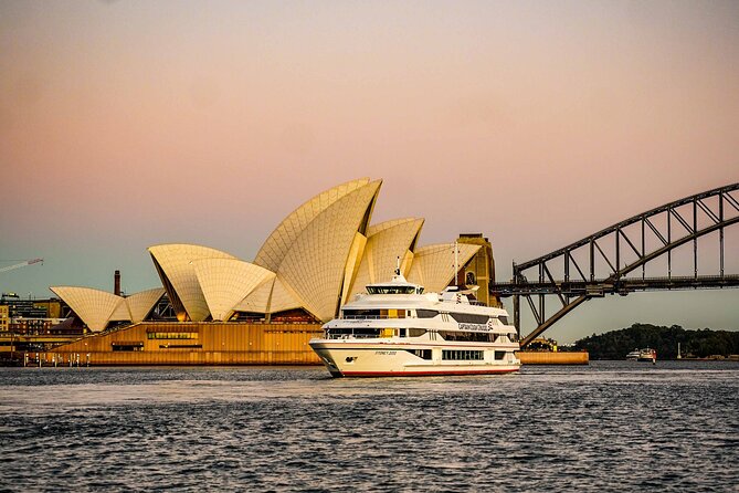 Sydney Harbour Sunset Dinner Cruise from Darling Harbour - The Harbour Bridge from the water