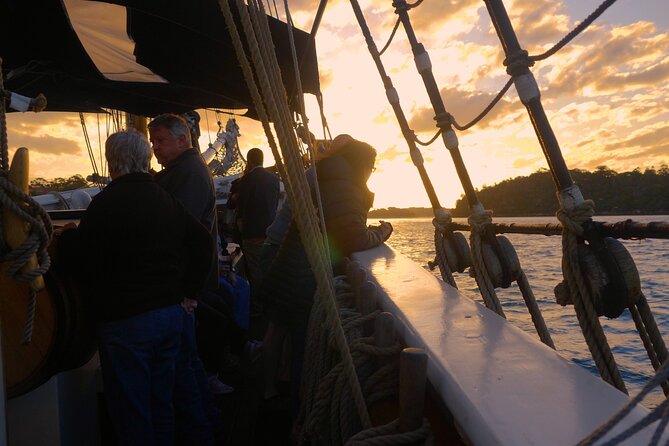 Sydney Harbour Tall Ship Twilight Dinner Cruise - A dinner cruise with an old ship at its center
