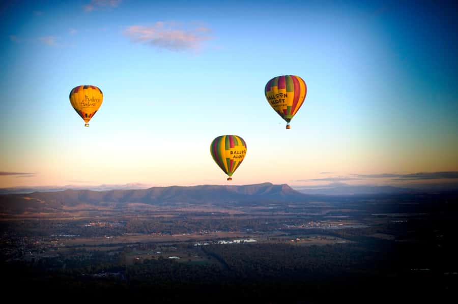 Sydney: Hunter Valley Sunrise Balloon Flight with Transfer - Preparing the balloon in the Hunter Valley
