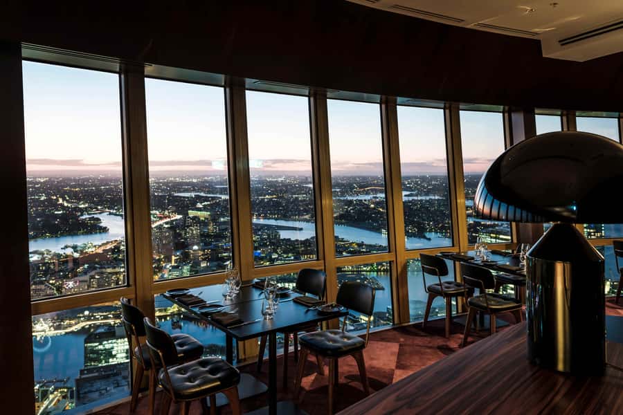 Sydney: Infinity by Mark Best Sydney Tower Dining Experience - Level 81 and the first view