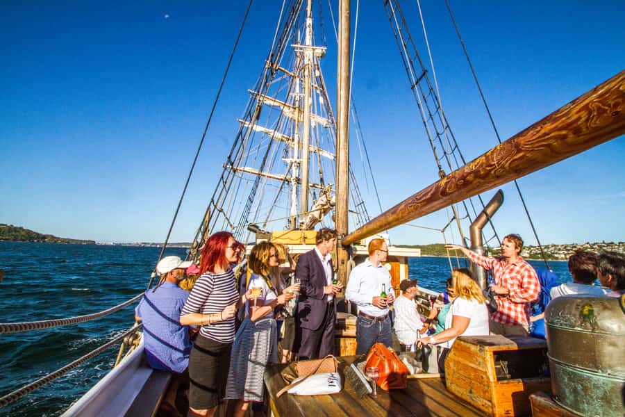 Sydney: Tall Ship Harbour Twilight Dinner Cruise - What is served for the $77 price