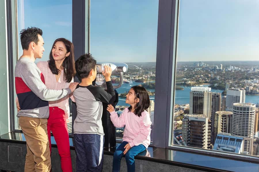 Sydney Tower Eye: Entry with Observation Deck - Touchscreens, landmarks, and getting your bearings