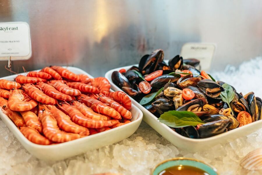 Sydney: Unlimited Skyfeast at Sydney Tower - The seafood station is the big draw