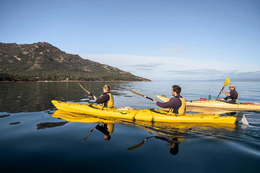 The Freycinet Paddle Kayak Tour - Why Freycinet looks different from a kayak