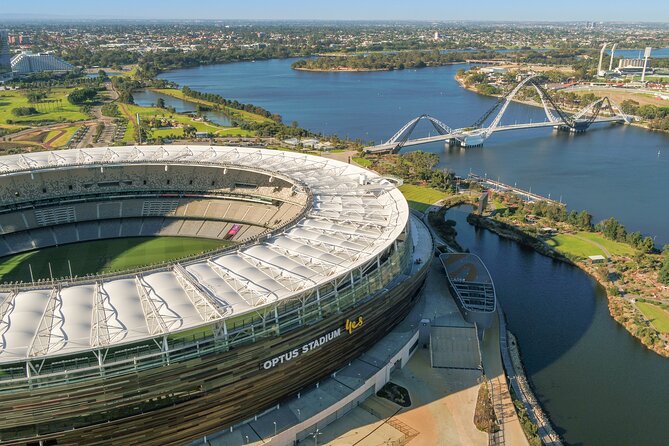 The Optus Stadium Tour - Media rooms, commentary areas, and the business of sport