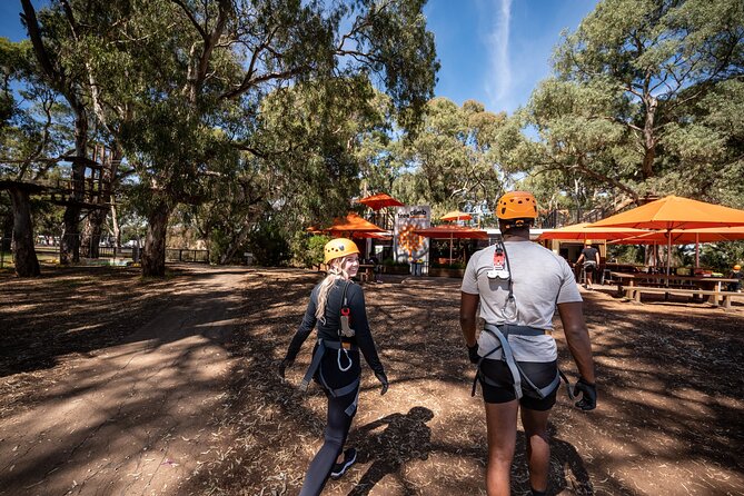 Tree Top Activity for Thrill Seekers and Adventurers in Adelaide - Zip lines and the Tarzan swing