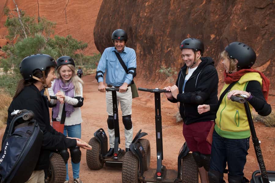 Uluru: Uluru Base Segway Tour - Learning to ride before the 150-minute circuit