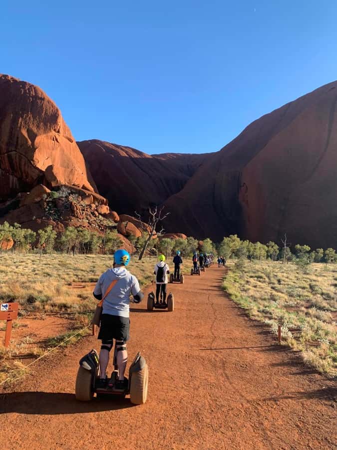 Uluru: Uluru Base Segway Tour - How the ride feels in heat and changing weather